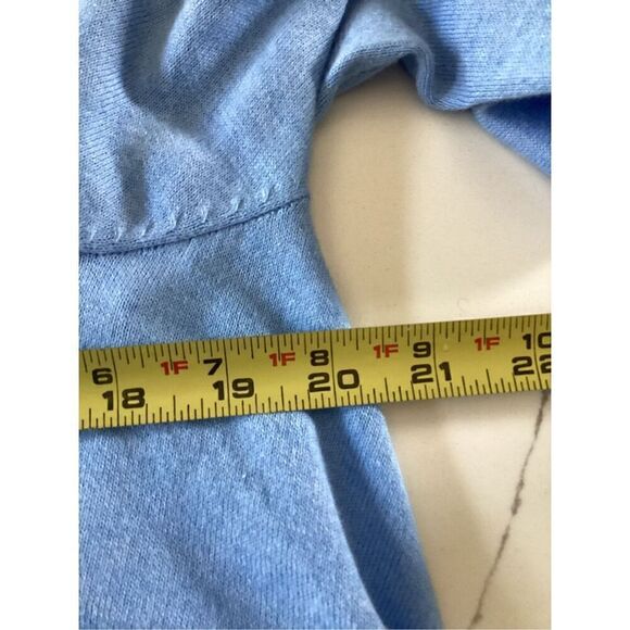 Lilly Pulitzer Womens Danique Cardigan Sweater Wrap Sz XXS Heather Blue - Picture 7 of 8